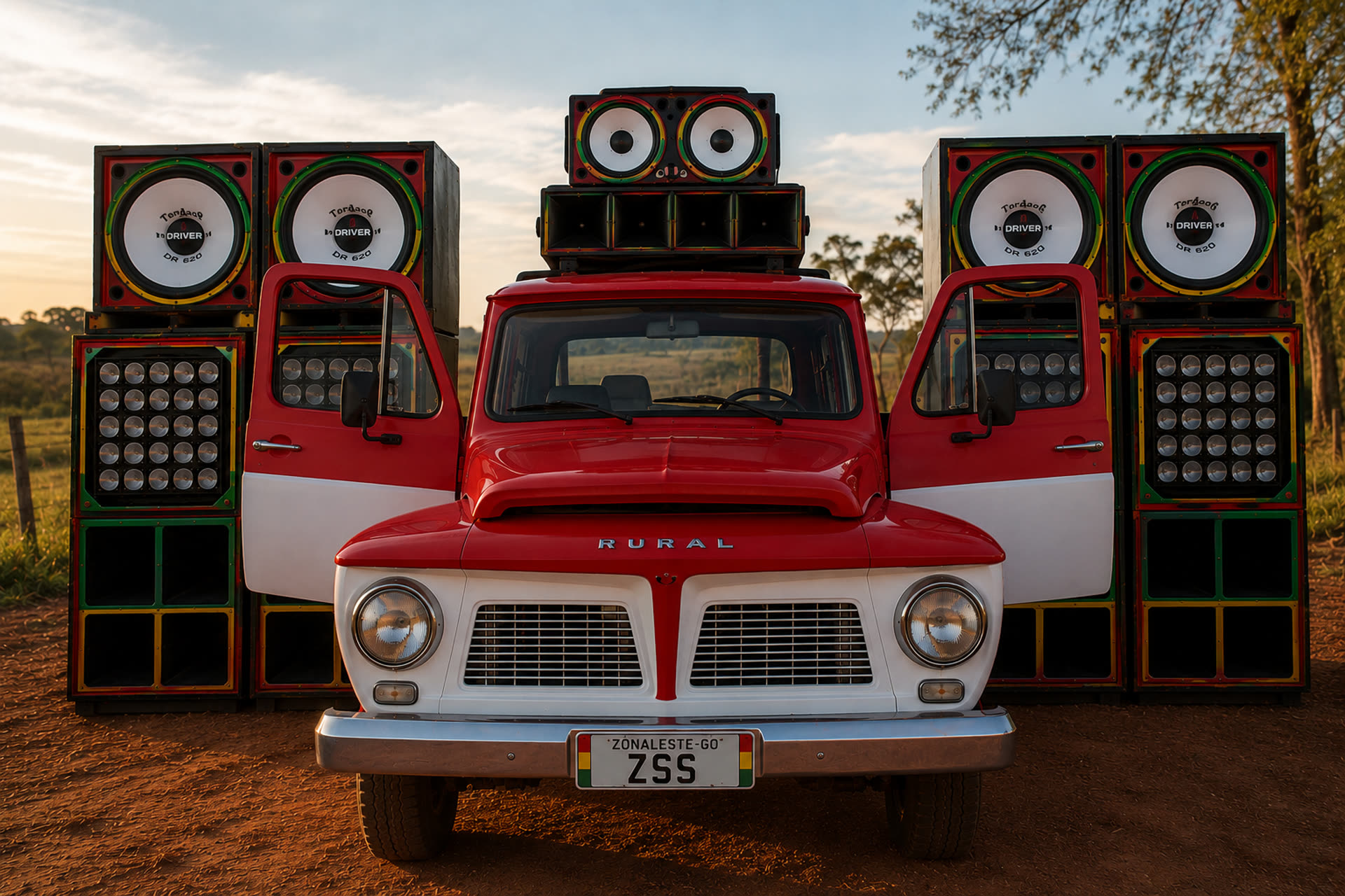 ZonaLeste Sound System - Rural cl&aacute;ssica com sistema de som no Cerrado